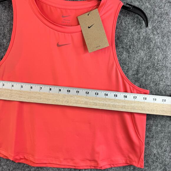 Nike One Dri-FIT Shirt Womens Sz L Training Cropped Tank Top FN2845-814 - Picture 7 of 8